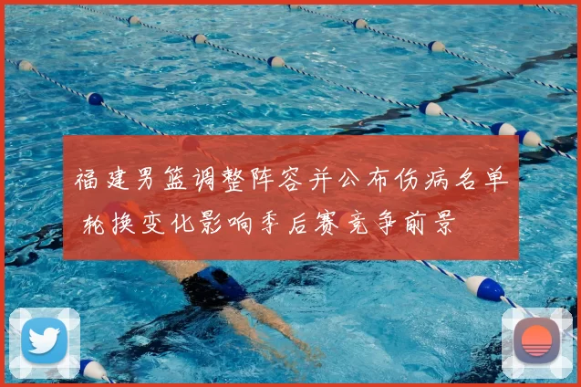 福建男篮调整阵容并公布伤病名单 轮换变化影响季后赛竞争前景